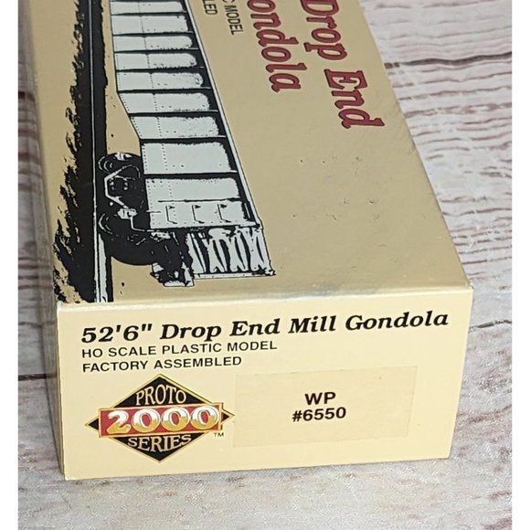 Proto 2000 Series 52' 6" Drop End Mill Gondola -HO Scale Factory Assembled Train - Picture 12 of 14